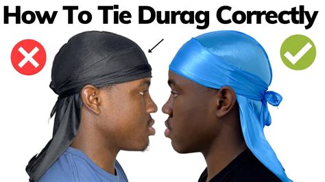 how to tie durag correctly.